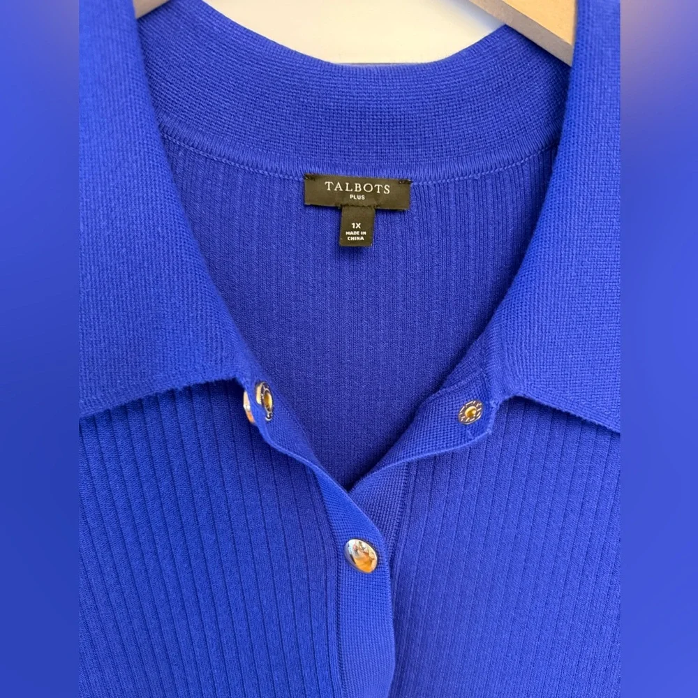 Talbots Royal Blue Midi Dress - Picture 3 of 6